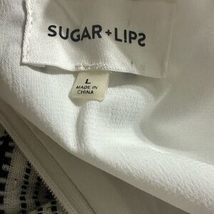 Sugar Lips Striped Romper